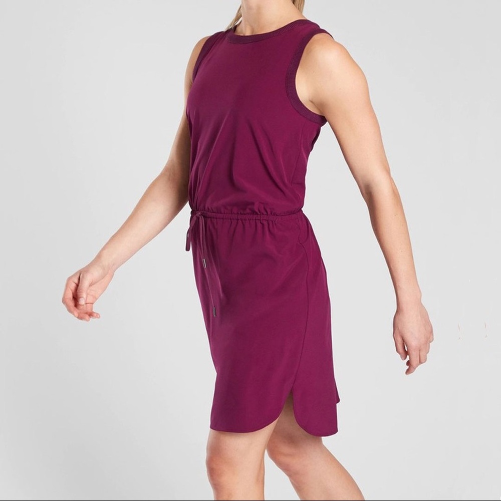 Athleta Rincon Sleeveless Drawstring Dress